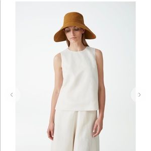 COS Organic Cotton Asymmetric Sun Hat